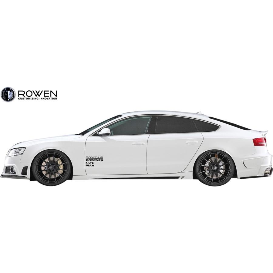 【M's】 アウディ A5 スポーツバック 2.0T 前期 ABA-8T (2010.01-2011.12) ROWEN リアバンパー FRP 未塗装 ロエン  エアロ パーツ 1A003P10の画像