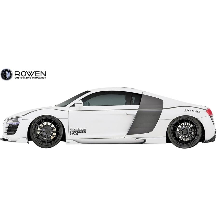 【M's】 アウディ R8 クーペ 4.2 V8 前期 (2007.07-2013.03) ROWEN スタイルキット 3点 ／／ FRP 42BYHF ロエン エアロ パーツ フルエアロ フルキット 1A004X00｜emuzu-international｜03