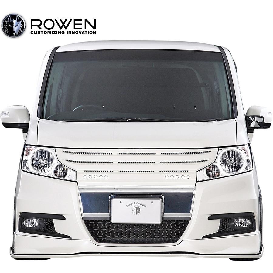 【M's】 ホンダ ステップワゴン スパーダ RK5/RK6 前期 (2009.10-2012.03) ROWEN LED付 フロントグリル (マルチビューカメラなし) FRP ロエン 1H003C00｜emuzu-international｜05