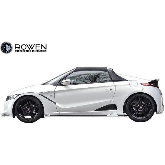 S660 【M's】ホンダ JW5 (2015.04-) ROWEN サイドステップ 左右／／FRP