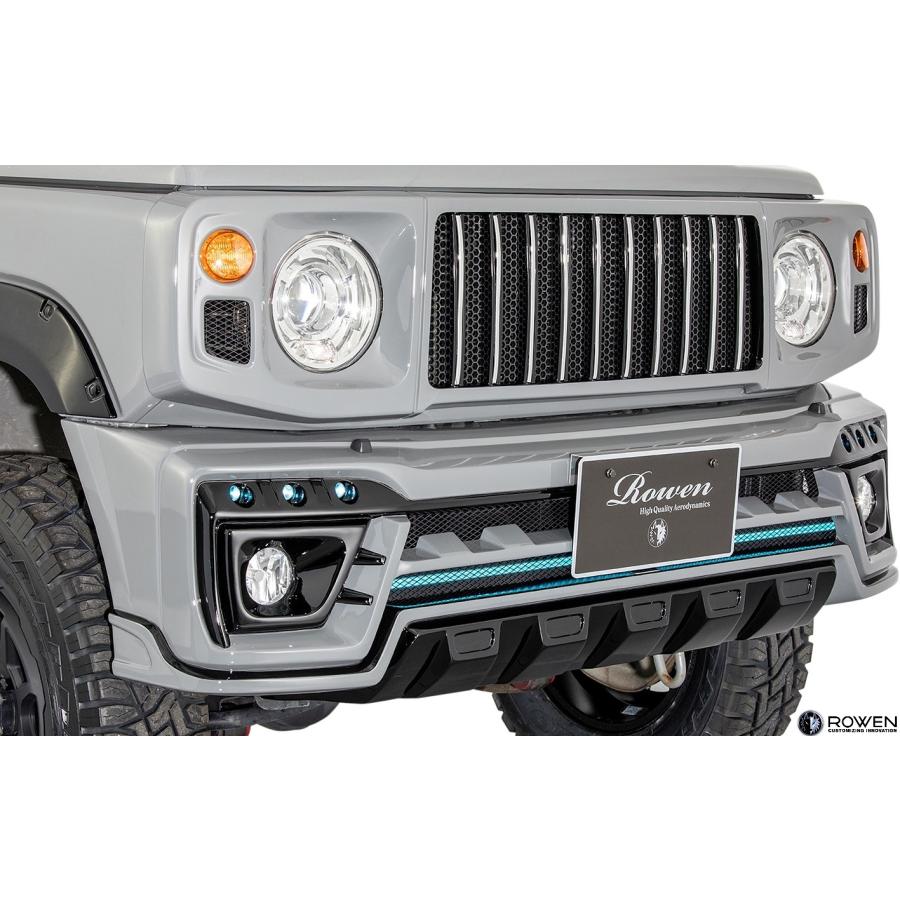 SUZUKI JIMNY JB64W/74W 2018.7-UPフロントのみ ジムニー 【M's】 スズキ JB64W (2018.7-) ROWEN フロントバンパー