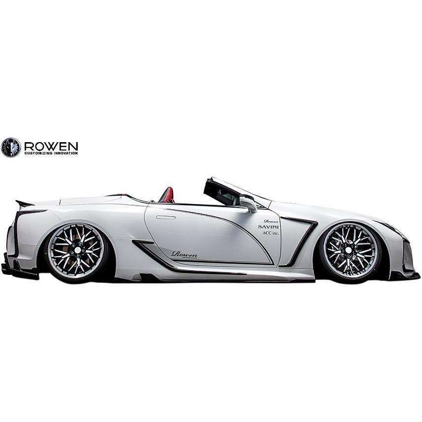 【M's】 レクサス LC コンバーチブル LC500 LC500h (2020.06-) ROWEN サイドステップ 左右 ／／ FRP ロエン ローウェン ロウェン エアロ パーツ 1L007J10｜emuzu-international｜08