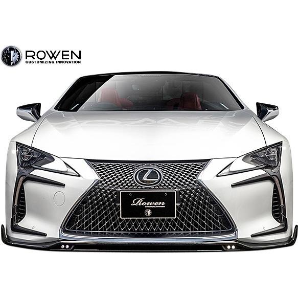マ*ン様 ROWEN レクサス LC500ドライカーボン エアロ フロント ロウ レクサス（LEXUS） 【M's】 LC コンバーチブル LC500 LC500h (2020.06