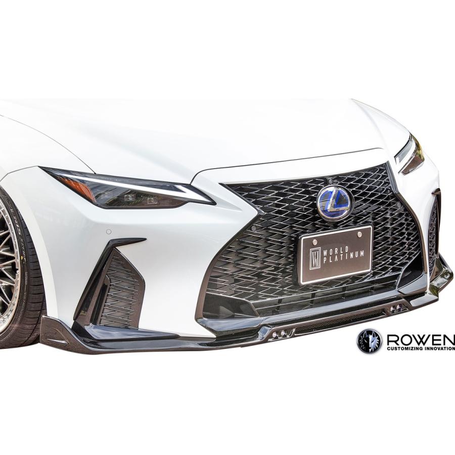 【M's】レクサス IS F-SPORT 後期 (2020.10-) ROWEN フロントスポイラー ／／ FRP ロェン ロウェン LEXUS F SPORT Fスポーツ エアロ パーツ 1L012A00｜emuzu-international