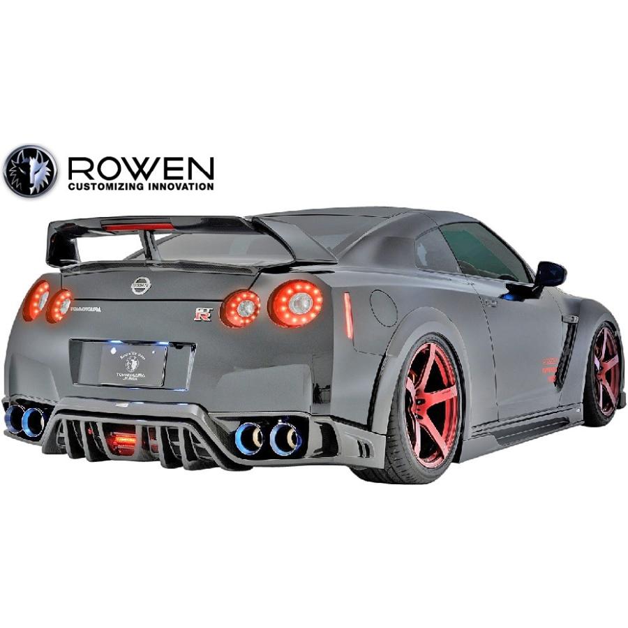 【M's】日産 R35 GT-R 中期 (2010.12-2016.06) ROWEN リアフェンダーアーチエクステンション 左右／／FRP製 ロエン ロウェン GTR エアロ 1N003F00｜emuzu-international