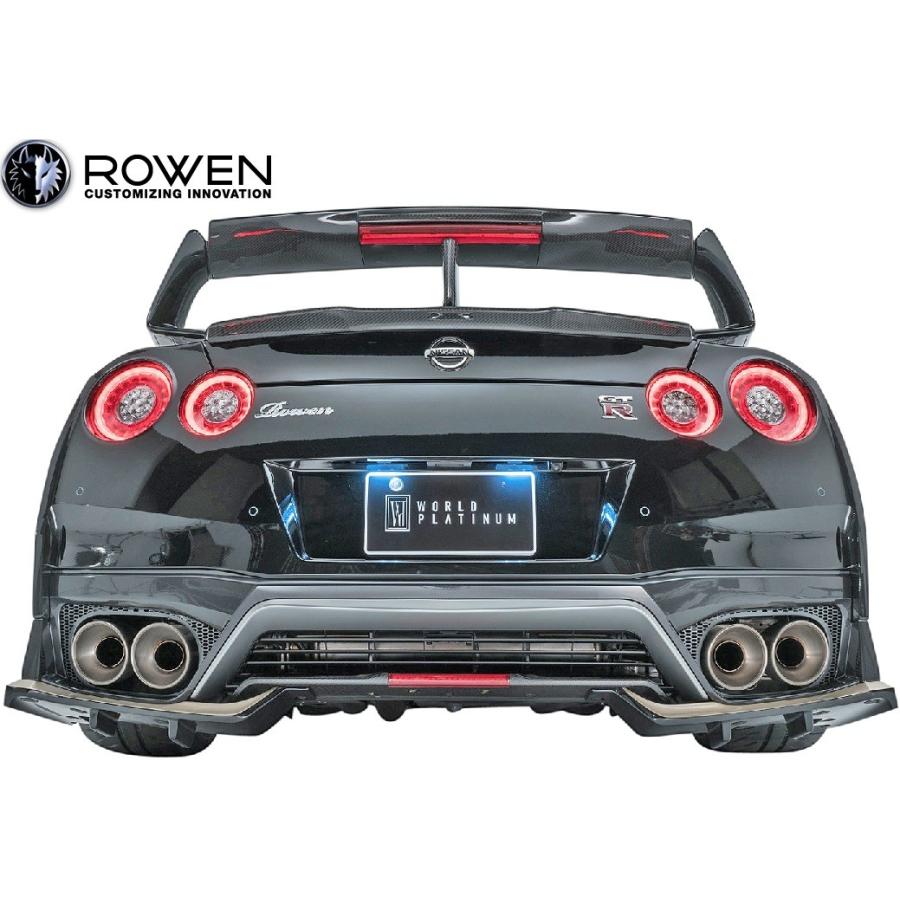 GT-R 【M's】日産 R35 後期 (2016.07-) ROWEN リアウイング Ver