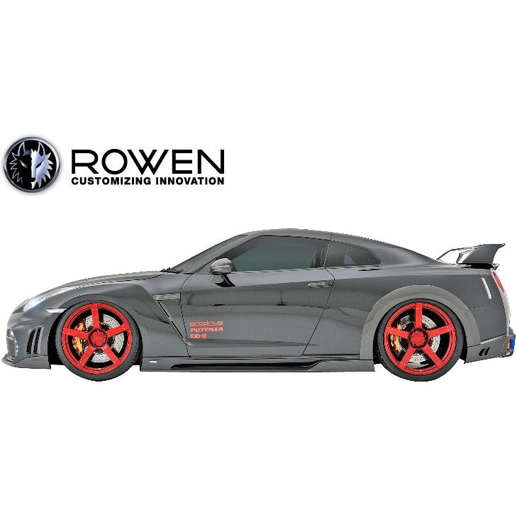 【M's】日産 R35 GT-R 中期 (2010.12-2016.06) ROWEN レーシングスタイルキット 8点／／FRP製 ロェン GTR エアロ フルエアロ エアロキット セット 1N003X10｜emuzu-international｜02
