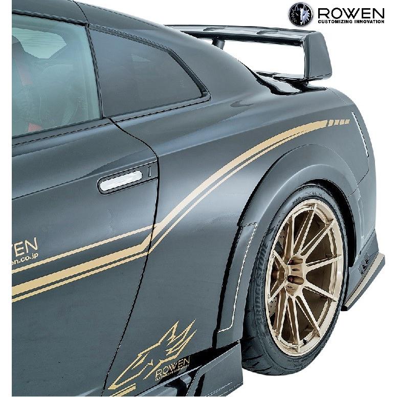輝く高品質な M S 日産 R35 Gt R 後期 16 07 Rowen リヤフェンダーアーチエクステンション 左右 Wet Carbon カーボン 狼炎 ロェン ロウェン エアロ Gtr 1n005f30 受賞店舗 Www Ladislexia Net