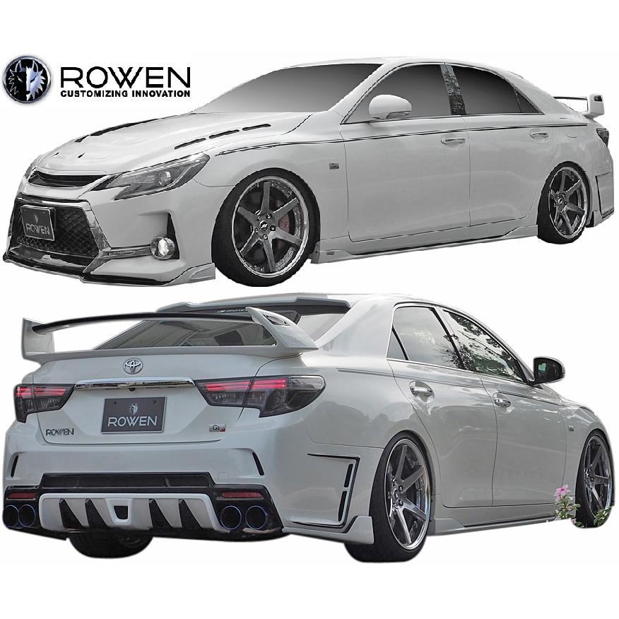 マークX GRX130系G's GR GRMN リアディフューザー ROWEN