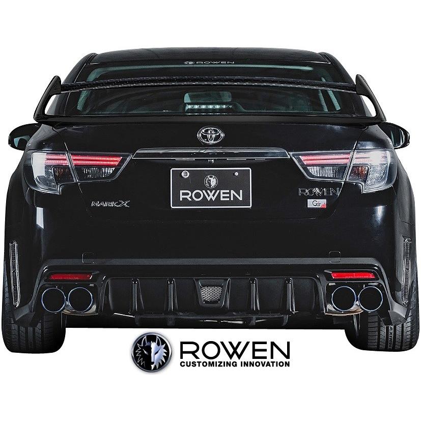 マークX 【M's】トヨタ GR SPORT (2017.09-) ROWEN リアウイング