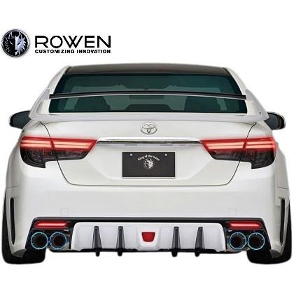 【M's】トヨタ マークX G's (2012.08〜2016.11) ROWEN  リアウイング／／FRP+Wet Carbon カーボン エアロ ロェン ローウェン ロエン ローエン 1T010W10｜emuzu-international｜02