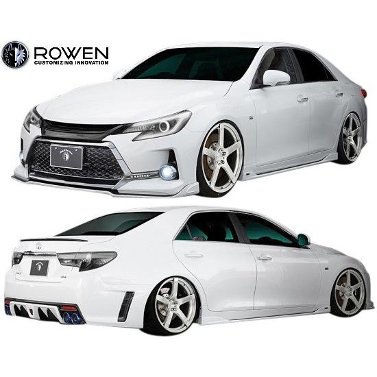 【M's】トヨタ マークX G's (2012.08〜2016.11) ROWEN  リアウイング／／FRP+Wet Carbon カーボン エアロ ロェン ローウェン ロエン ローエン 1T010W10｜emuzu-international｜04