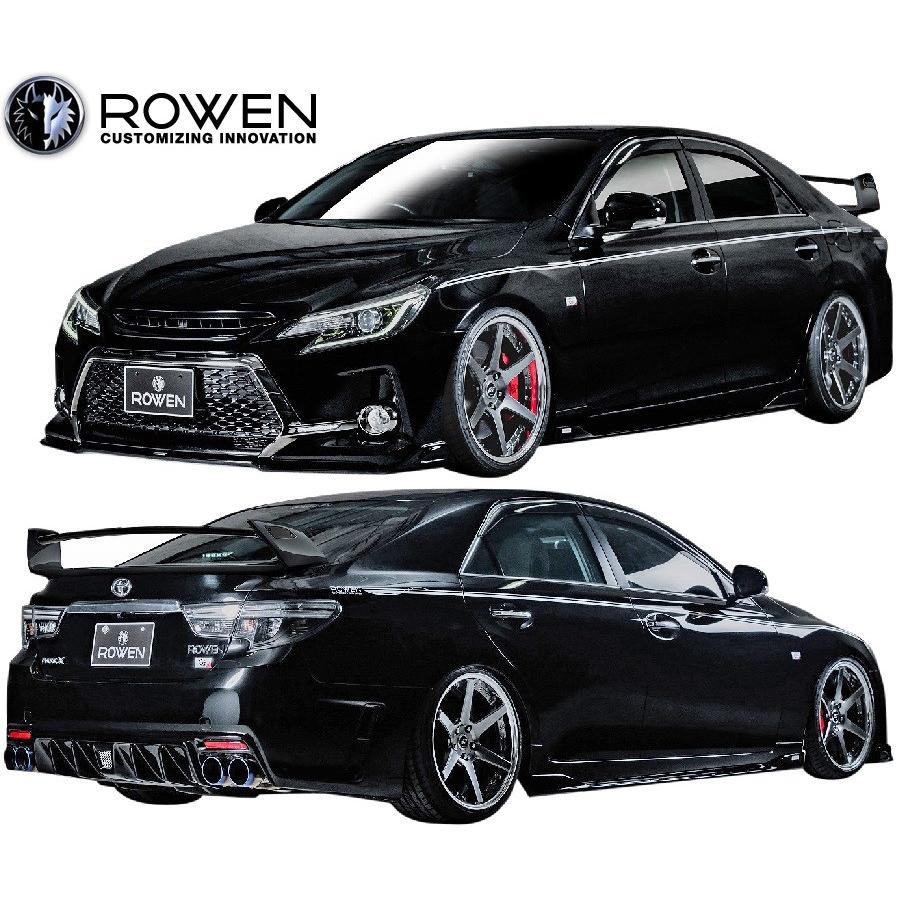 【M's】トヨタ マークX G's (2012.08〜2016.11) ROWEN  リアウイング／／FRP+Wet Carbon カーボン エアロ ロェン ローウェン ロエン ローエン 1T010W10｜emuzu-international｜05