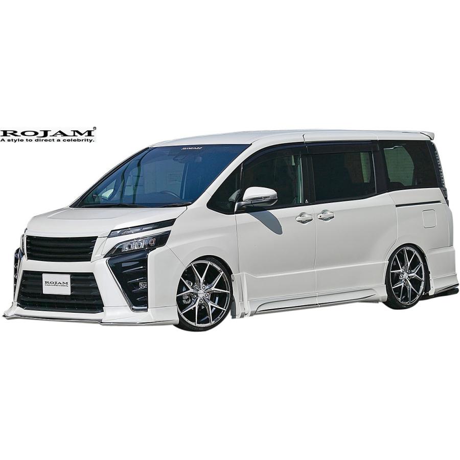 ROJAM│サイドスポイラー│80 ヴォクシー 前期 後期│ZSグレード トヨタ（TOYOTA） 【M's】トヨタ ヴォクシー 80系 後期 ZSグレード