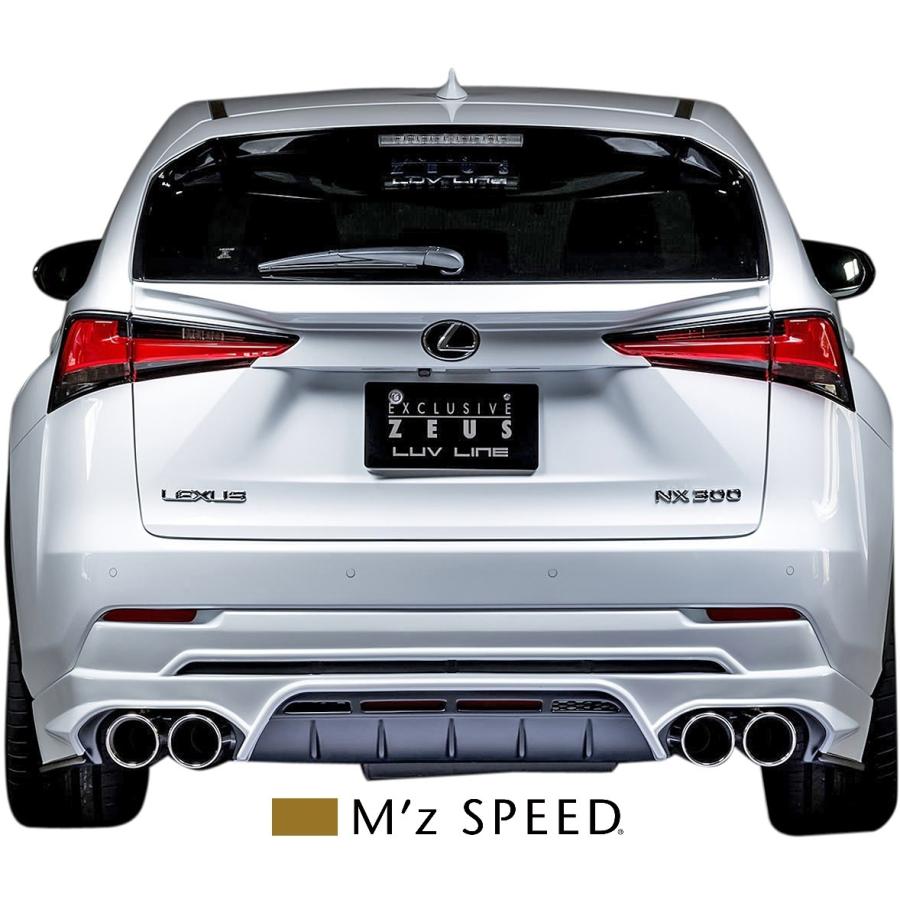 【M's】 レクサス 10系 NX 後期 NX300 NX300h (2017/9-) M'z SPEED LUV LINE フロントハーフスポイラー FRP 未塗装 エムズスピード LEXUS エアロ 2361-1131｜emuzu-international｜07