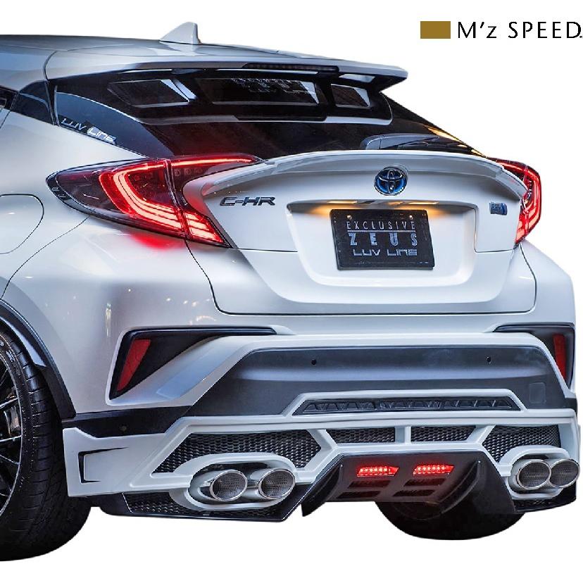 M'z SPEED リアゲートウイング 未塗装 FRP C-HR ZYX10 NGX50 H28.12