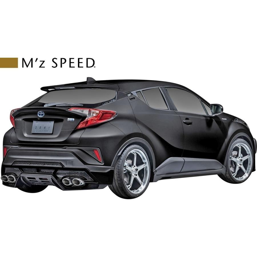 【M's】 トヨタ 後期 C-HR ZYX/NGX (2019/10-) M'z SPEED LUV LINE ボンネットスポイラー エムズスピード FRP 未塗装 エアロ パーツ 2391-7111｜emuzu-international｜08