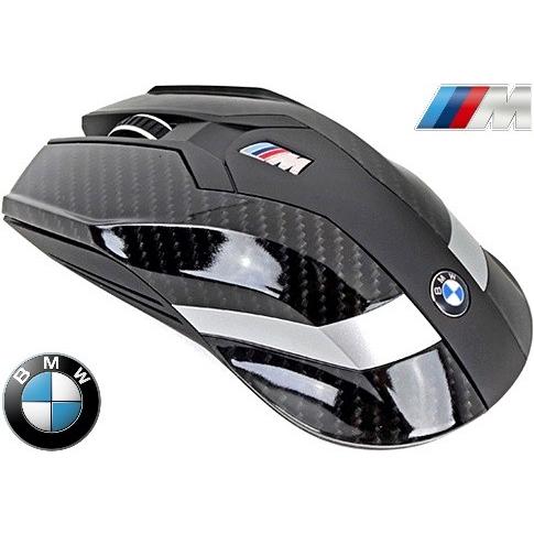 【M's】純正品 BMW M ワイヤレス・マウス（ブラックカーボン/シルバー）／／正規品 US純正品 ワイヤレスマウス 276025 汎用アクセサリー｜emuzu-international