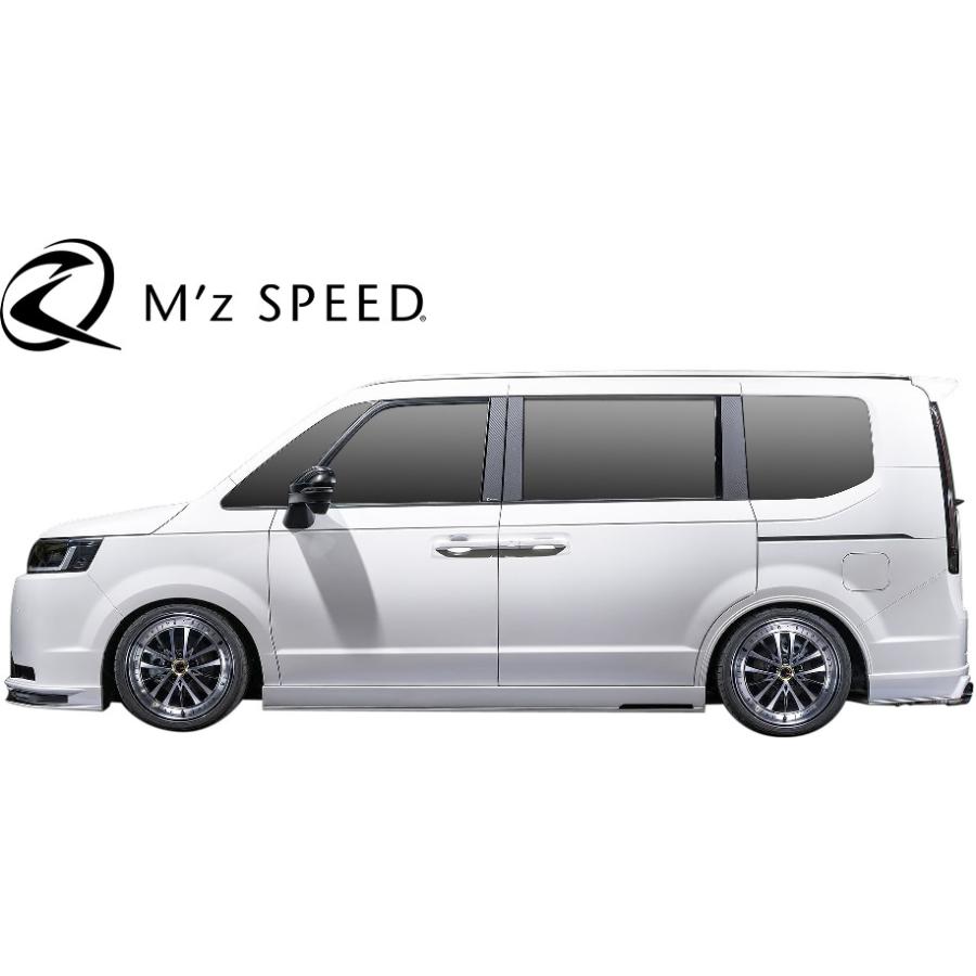 【M’s】 ステップワゴン スパーダ RP6 RP7 RP8 (2022/5-) M'z SPEED ドアミラーカバー (カーボン柄ブラック) AES エムズスピード エアロ パーツ 3124-7110｜emuzu-international｜03