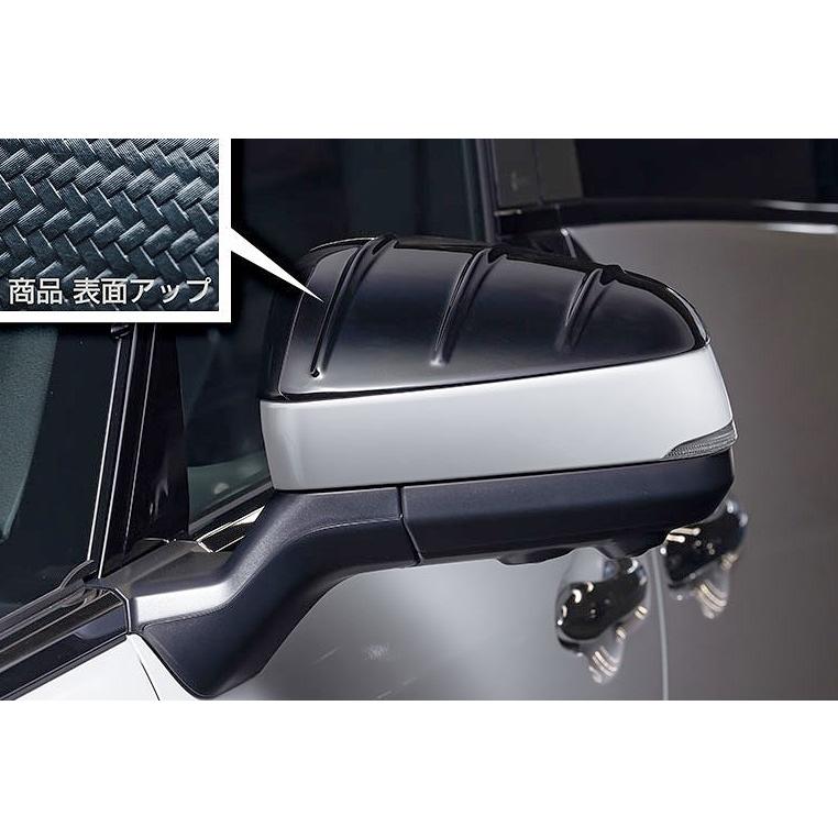 M'z SPEED ドアミラーカバー つや消しブラック AES ヴェルファイア