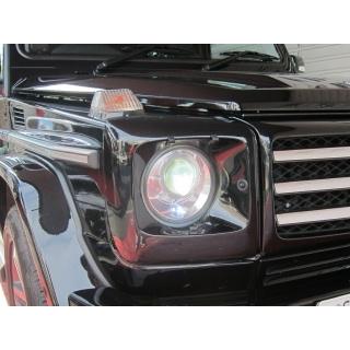 M's】W463 ベンツ Gクラス 13y-LOOK デイライトLED付 ライトカバー BK