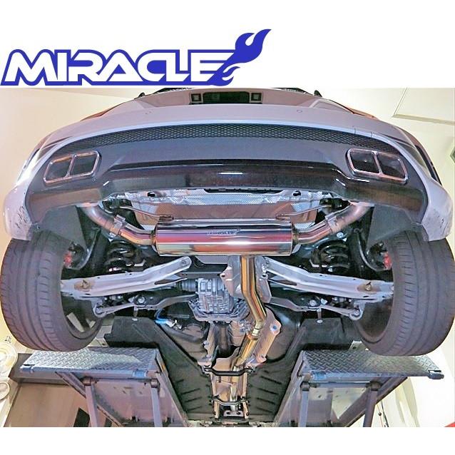 M's】W176 AMG Aクラス A45（直4）MIRACLE製 可変リアマフラー