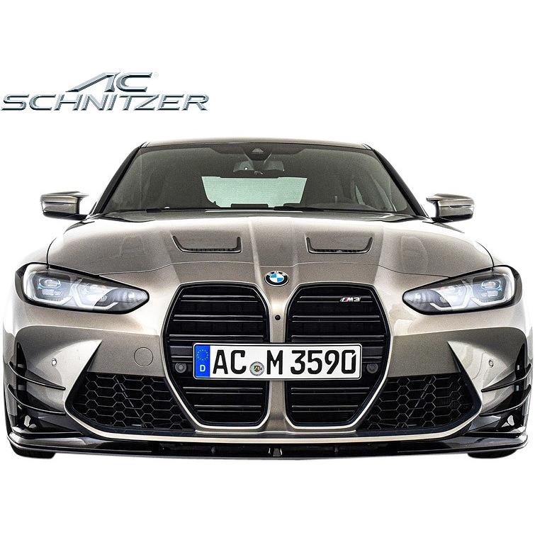 【M’s】 G80 BMW M3 (2021y-) AC SCHNITZER デザインパッケージ ボンネットカバー+サイドフィン FRP ACシュニッツァー エアロ パーツ 5113380510｜emuzu-international｜06