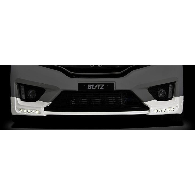 ブリッツフィットフロントリップ用LEDライト丸型 BLITZ（ブリッツ） 【M's】ホンダ フィット GK/GP(13/09-17/06)BLITZ