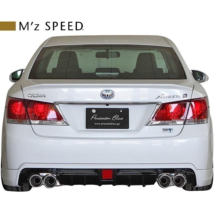 【M's】トヨタ 210 クラウン アスリート (2012/12-2018/5) M'z SPEED エキゾースト システム 左右4本出し マフラー エムズスピード 前期 後期 6481-0115｜emuzu-international｜07