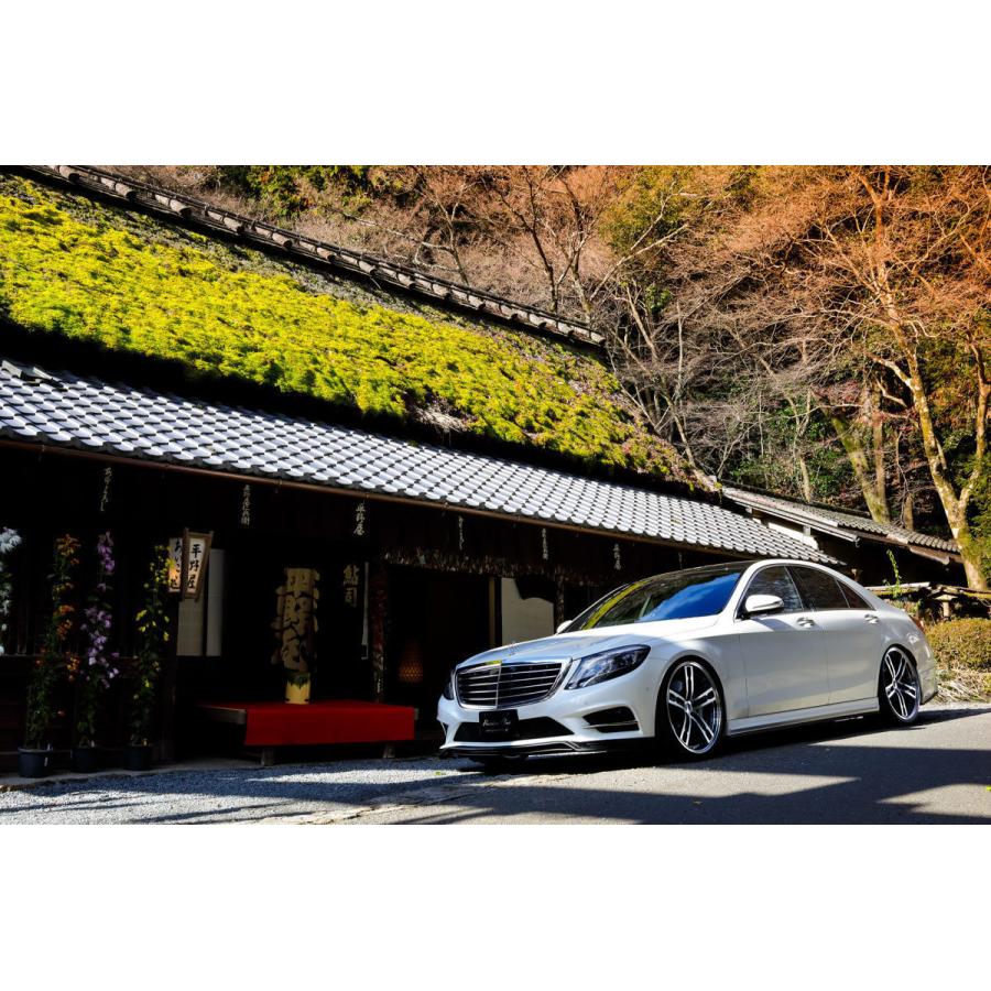 Mベンツ126-SEL-AMGエヤロ.OMセツト販売-フロント-サイド-リヤー M'z SPEED 【M's】 W222 ベンツ S300h 前期 AMGライン (2013/10-2017/7