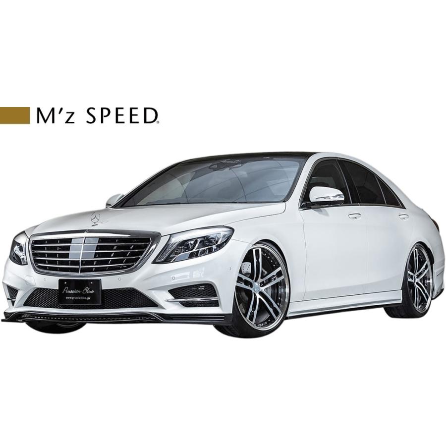 Mベンツ126-SEL-AMGエヤロ.OMセツト販売-フロント-サイド-リヤー M'z SPEED 【M's】 W222 ベンツ S300h 前期 AMGライン (2013/10-2017/7