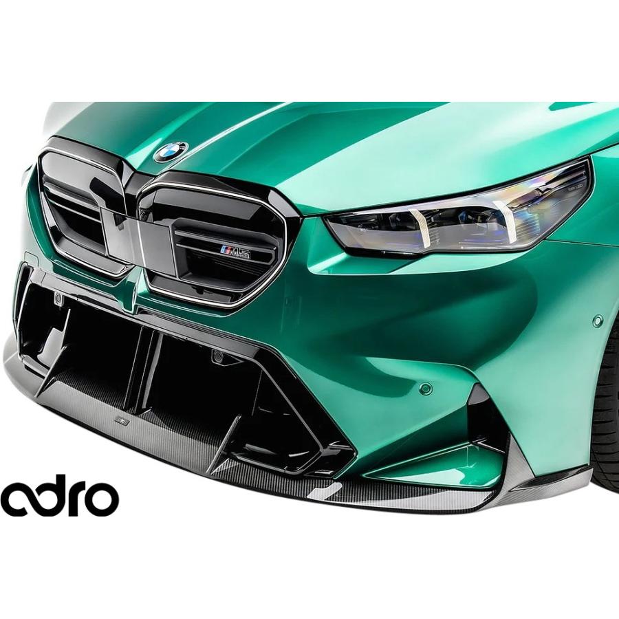 R指定 セット BMW 【M's】 G90 BMW M5 セダン (2024.2-) adro フロントリップ CARBON