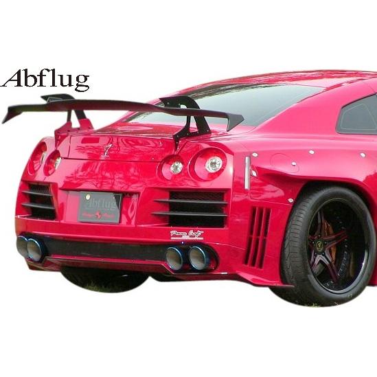 GT-R 【M's】 R35 (2007.12-) Abflug スワンネック リアウイング LOW