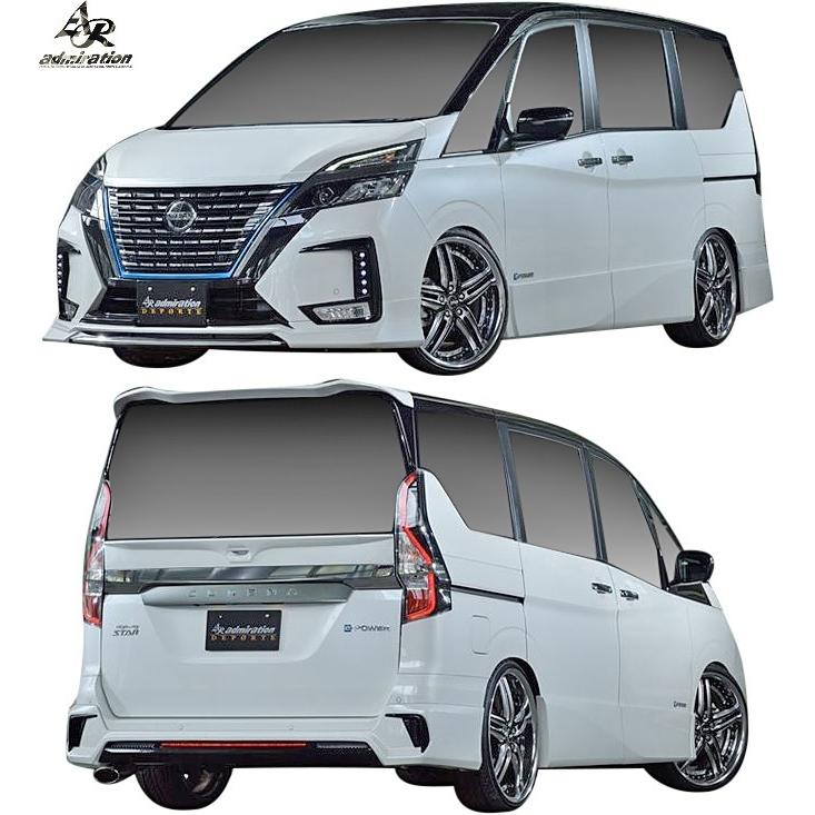 セレナsr ars10 極美品 セレナ 【M's】 日産 C27 後期 (R01.08-) ADMIRATION DEPORTE エアロ