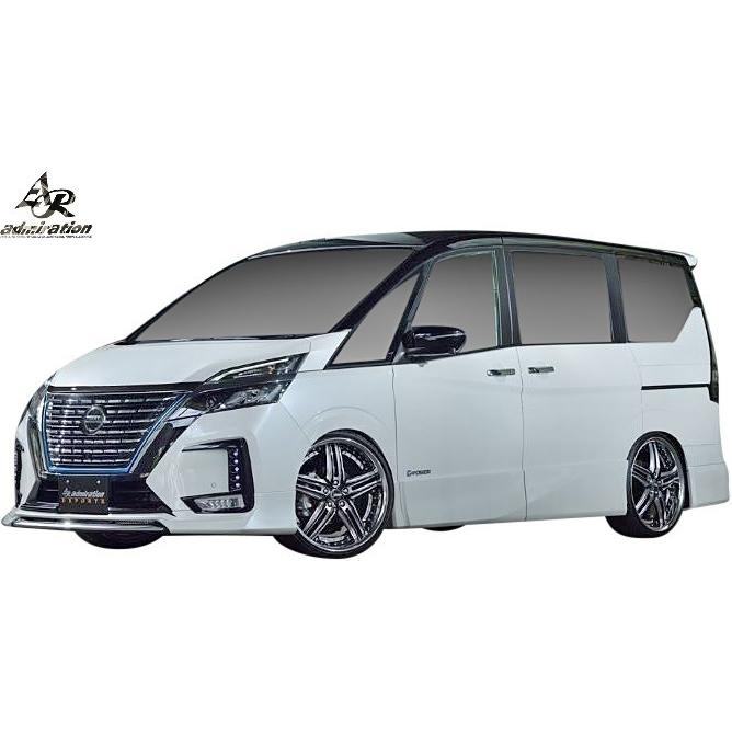 即決○日産c27セレナreverseステンレス デュアルマフラー 日産 セレナ C27 マフラーカッター 2本出し チタンカラー ステンレス