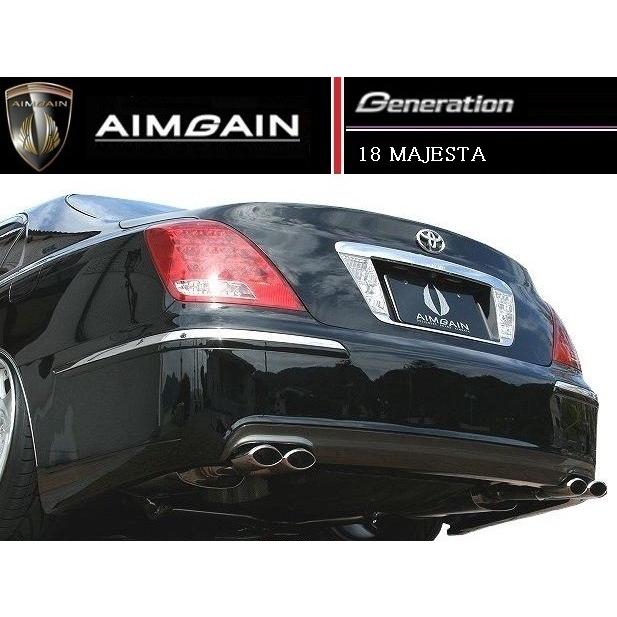 M's】18 マジェスタ リア バンパー AIMGAIN エイムゲイン エアロ