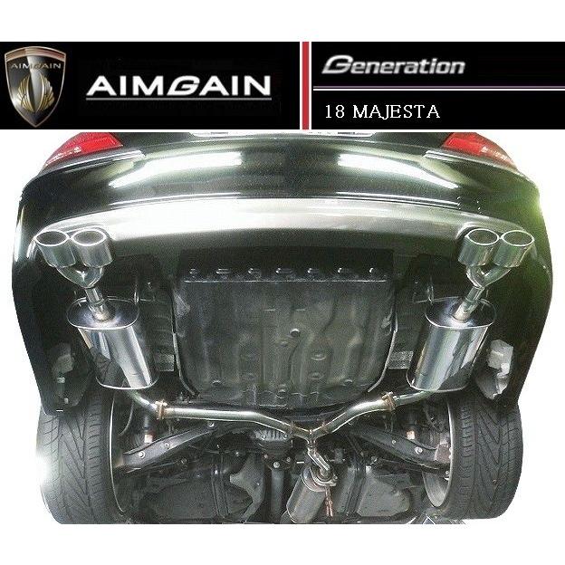 M's】18 マジェスタ リア バンパー AIMGAIN エイムゲイン エアロ