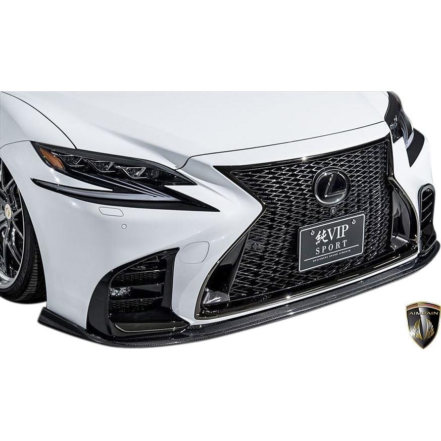 LS500前期純正フロントバンパー　エイムゲインフロントエアロ付き LS500前期純正フロントバンパー エイムゲインフロントエアロ付き