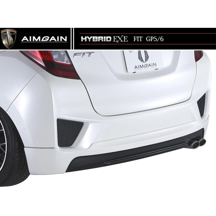 M's】フィット 1.5 ハイブリッド リア ハーフ スポイラー AIMGAIN