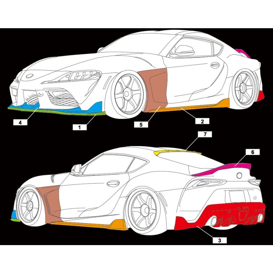 トヨタ　GRスープラ　カーボン製ルーフスポイラー　supra 楽天市場】SEIBON セイボン カーボンリアルーフスポイラー 光沢