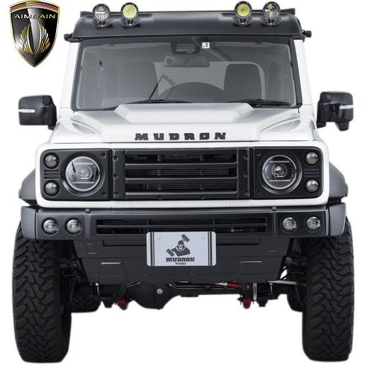 エイムゲイン MUDRON ADVENTURE DEFENDER フロントグリル ジムニー 【M's】スズキ JB74W ジムニーシエラ (2018y-) AIMGAIN