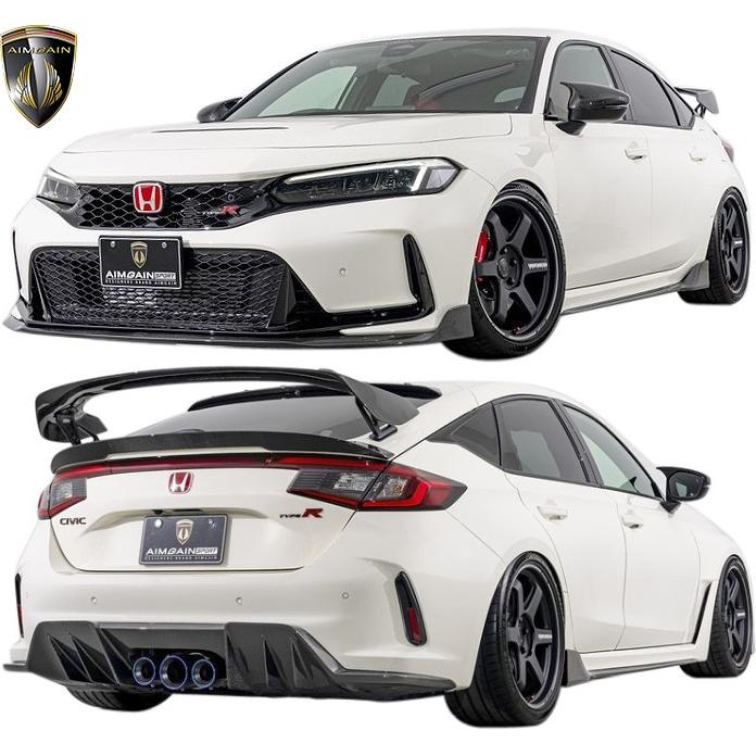 【M’s】 ホンダ FL5 シビック タイプR (2022.9-) AIMGAIN SPORT トランクスポイラー FRP 未塗装 エイムゲイン エアロ パーツ CIVIC TYPE R Type-R｜emuzu-international｜06