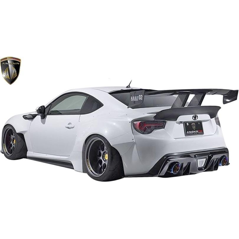 【M's】 トヨタ 86 ZN6 前期 後期 (2012y-2021y) AIMGAIN GT4 フロントバンパー + アンダースポイラー ／ FRP ハチロク エイムゲイン エアロ セット パーツ｜emuzu-international｜09