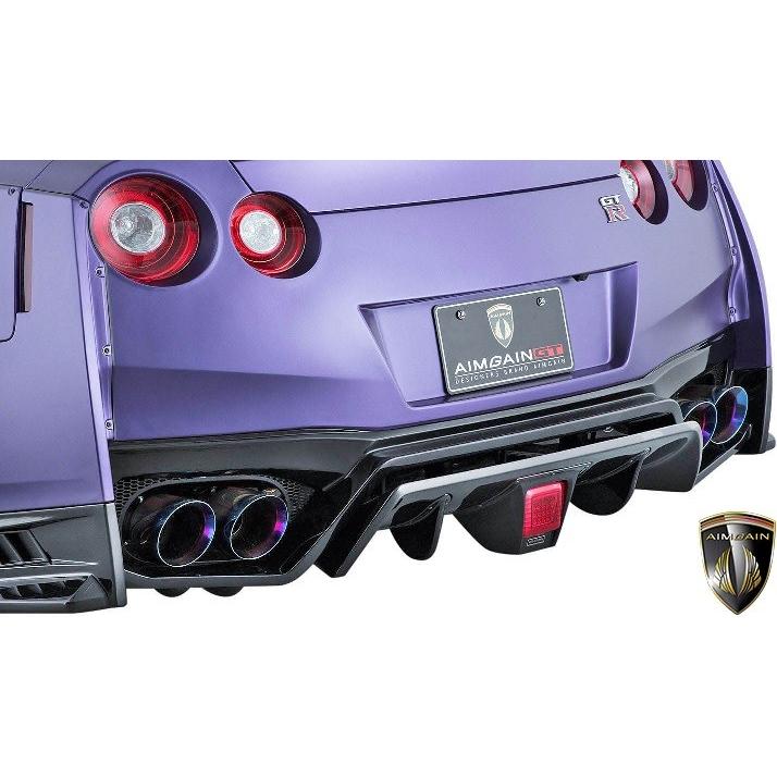 GT-R 【M's】日産 R35 (中期/後期) AIMGAIN GT type2 GTループマフラー