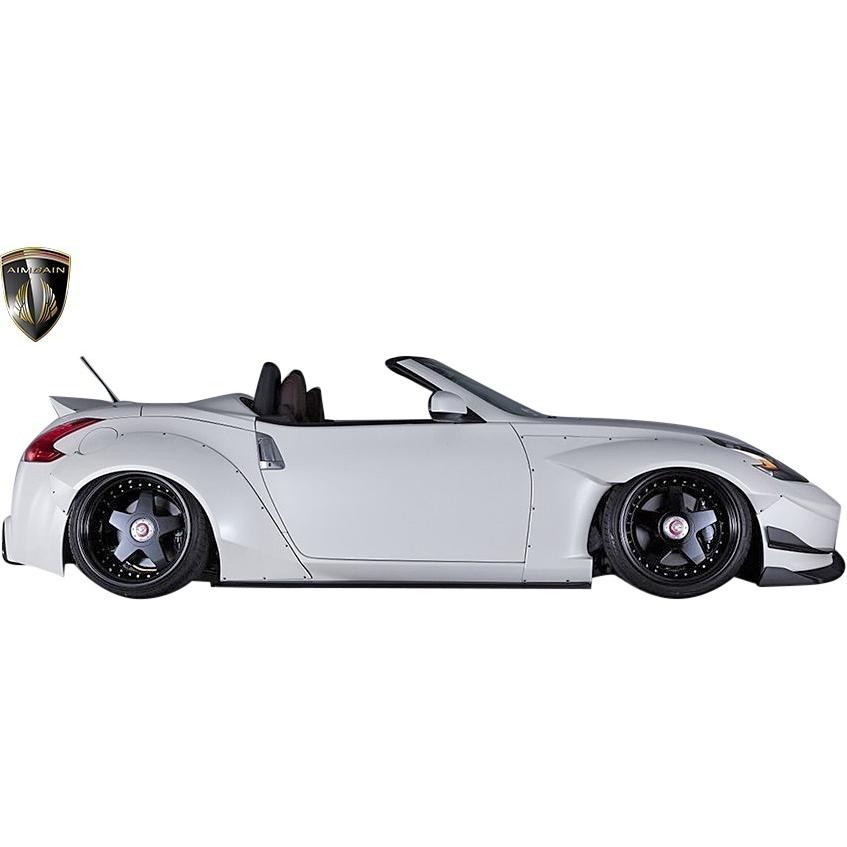 【M's】 Z34 フェアレディZ 370Z (2008-2020) AIMGAIN GT フロント オーバーフェンダー ／／ エイムゲイン エアロ ロェン ロウェン FAIRLADY Z ゼット ワイド｜emuzu-international｜02