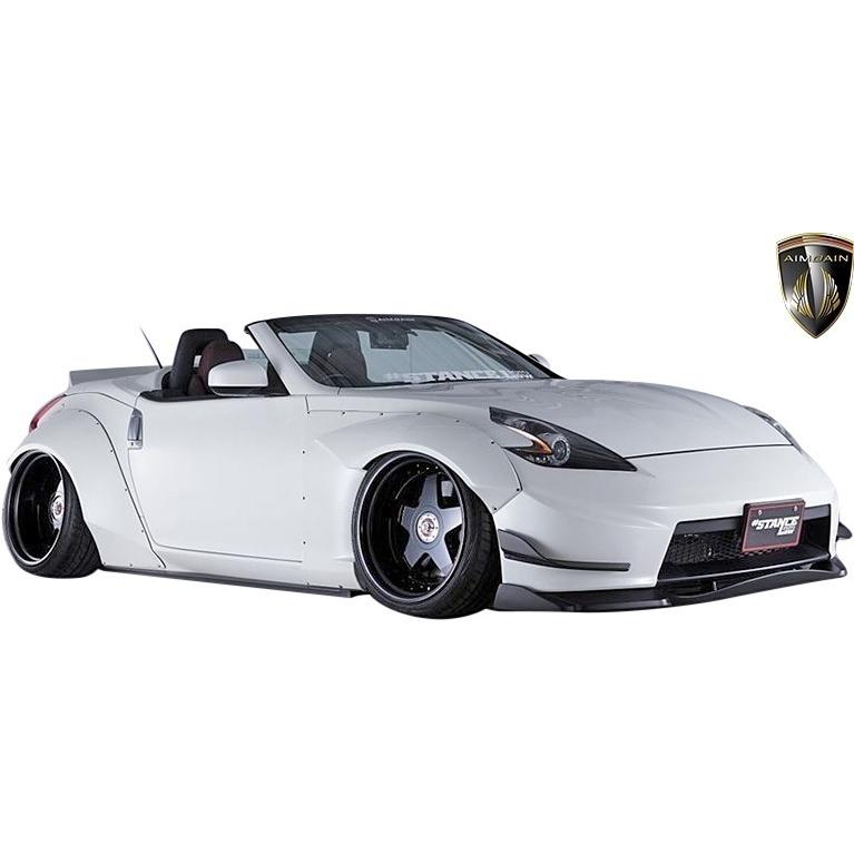 【M's】 Z34 フェアレディZ 370Z (2008-2020) AIMGAIN GT フロント オーバーフェンダー ／／ エイムゲイン エアロ ロェン ロウェン FAIRLADY Z ゼット ワイド｜emuzu-international｜03