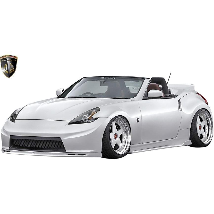 【M's】 Z34 フェアレディZ 370Z (2008-2020) AIMGAIN GT サイドアンダースポイラー タイプ2 ( ノーマルフェンダー用 ) FRP エイムゲイン エアロ FAIRLADY Z｜emuzu-international｜02