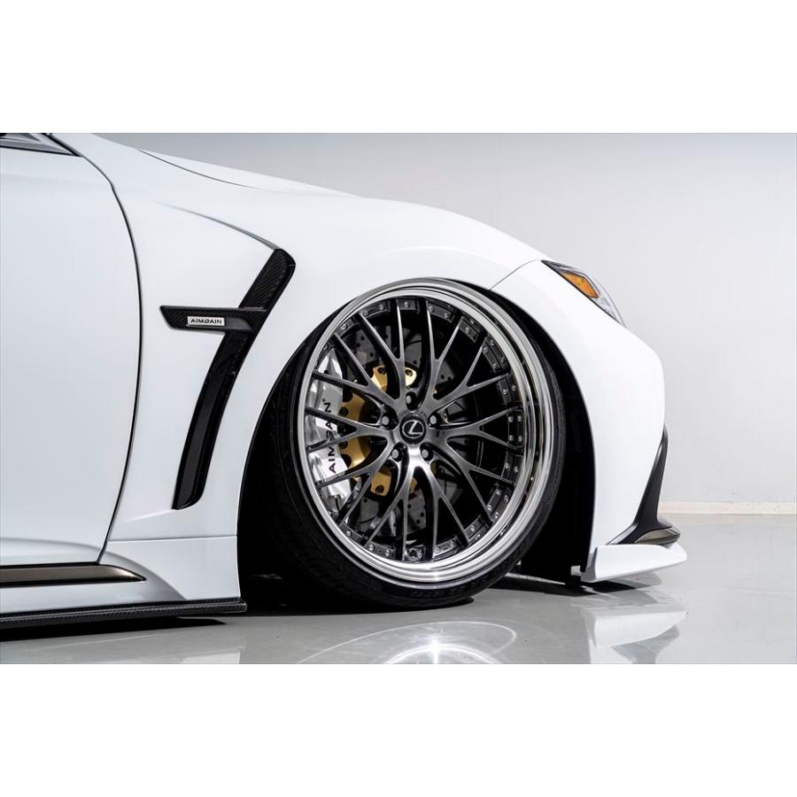 21インチ メッシュホイール タイヤセット M's】 AIMGAIN GLM ホイール 4本セット ゴールド 21インチ 8.5J 5穴