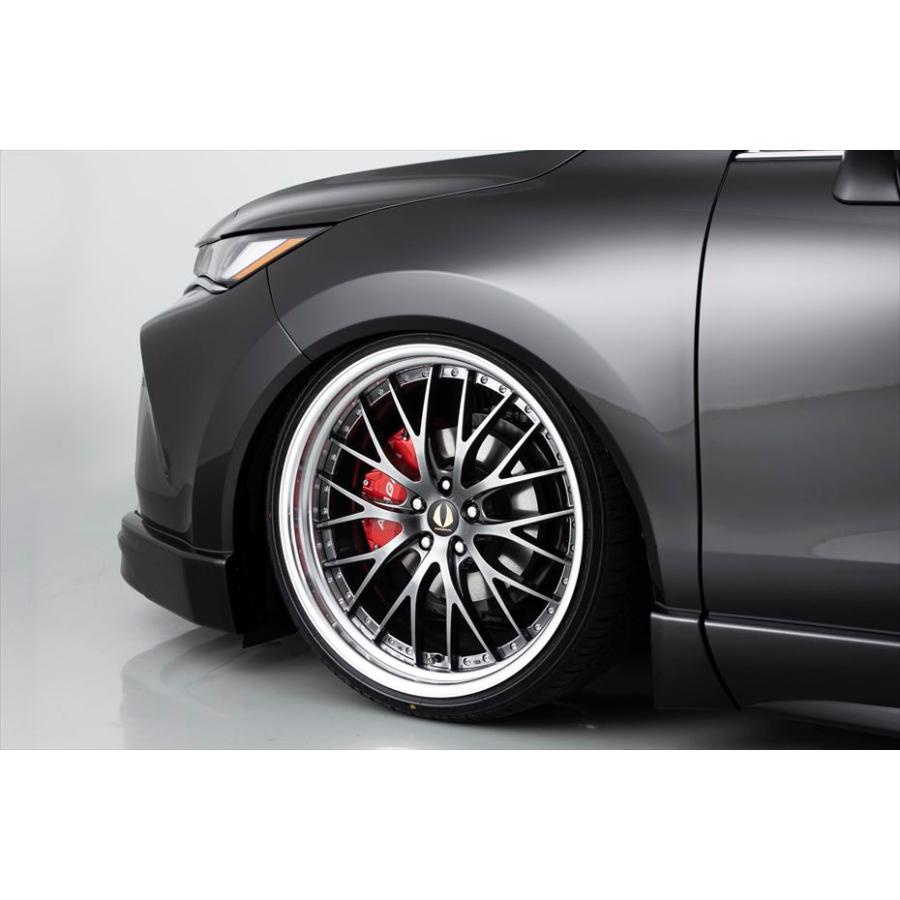 21インチ ブラック/シルバー アルミホイール　4本セット M's】 AIMGAIN GLM アルミ ホイール 4本セット ハイパーブラック