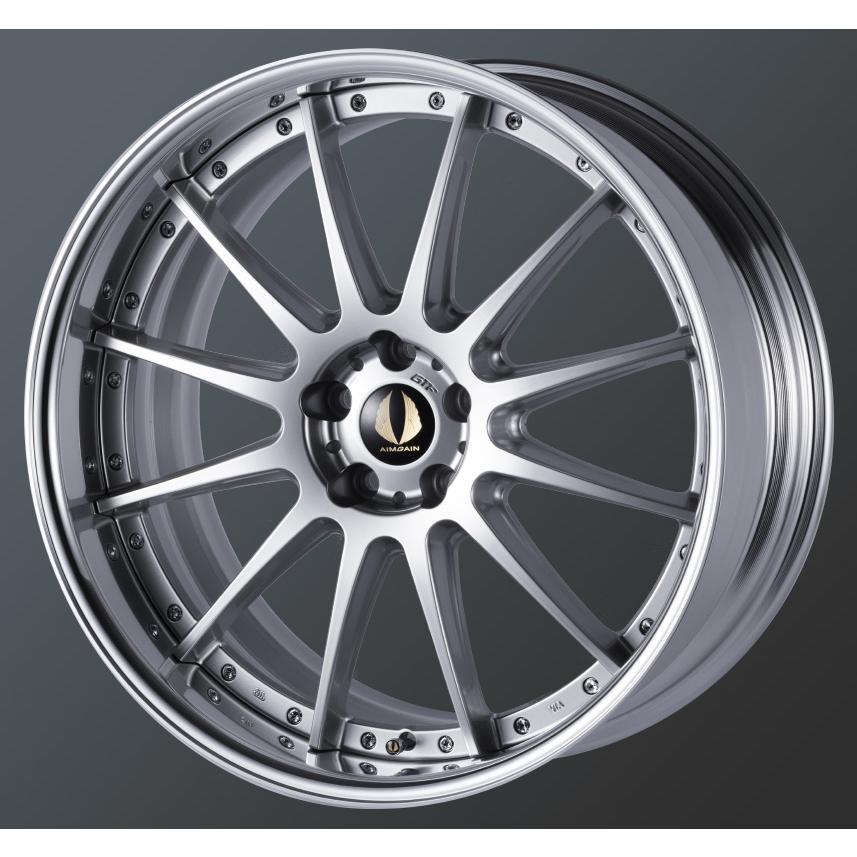 M's】 AIMGAIN GTF ホイール 4本セット ハイパーシルバー 21インチ
